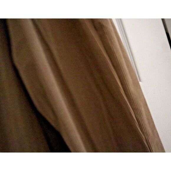 Sincerely Jules Women's Sz L Brown Corduroy Wide Leg V-Neck Jumpsuit Overalls - Picture 7 of 15